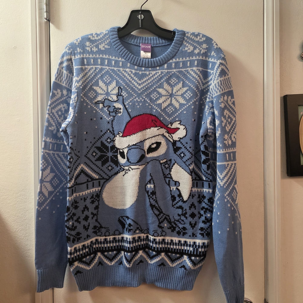 Blue Holiday Sweater